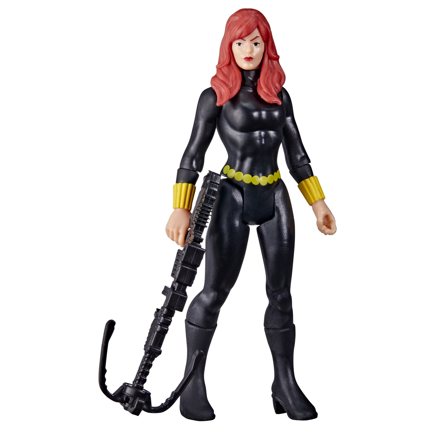 Marvel Hasbro Legends Series Action Figure Black Widow Retro 375 Collection 9,5 cm con 1 Accessorio - Stile Vintage