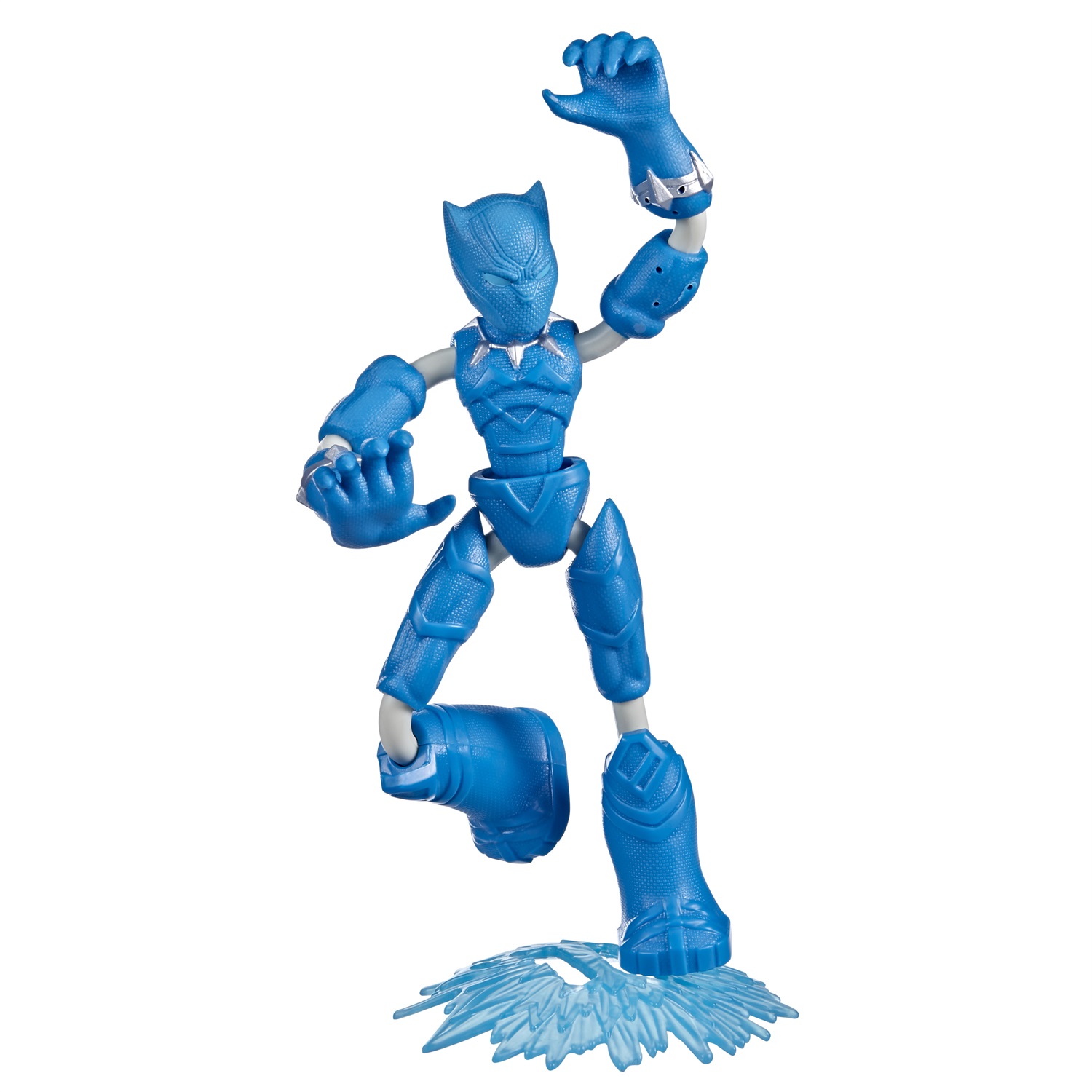 Hasbro Marvel Avengers Bend and Flex Missions Black Panther Ice Mission Action Figure Pieghevole da 15 cm per Bambini dai 4 Anni in Su