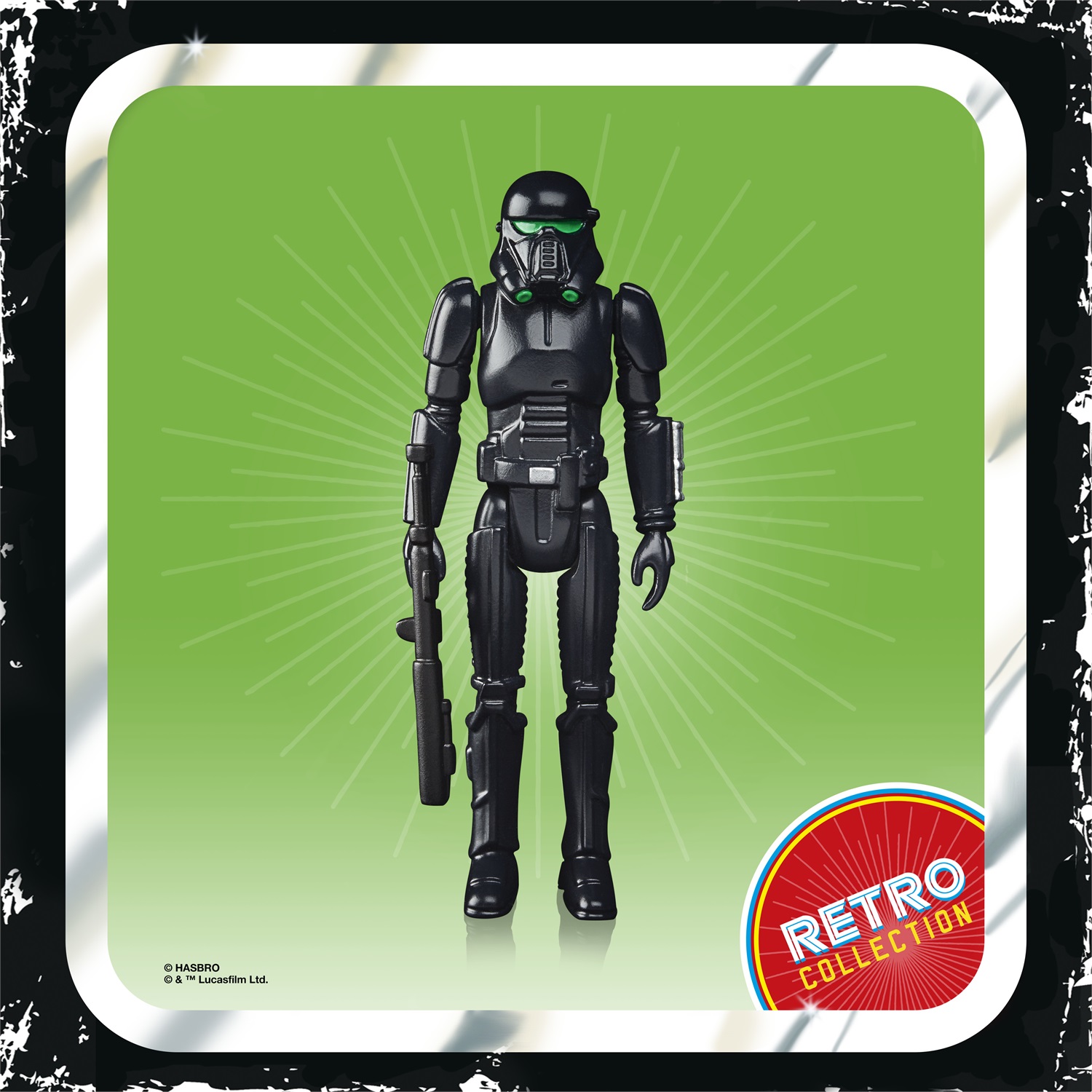 Hasbro Retro Collection - Star Wars - The Mandalorian - Imperial Death Trooper Action Figure 9.5 cm - Collezionabile per Bambini 4 Anni e Oltre