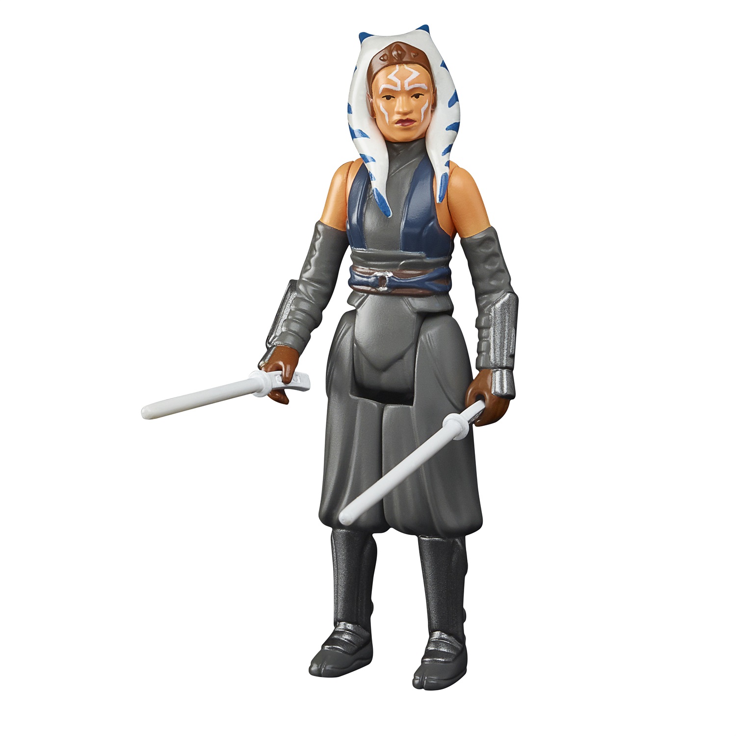 Hasbro F4459 Retro Collection Ahsoka Tano Action Figure 9.5 cm - The Mandalorian, Collezionabile per Bambini dai 4 Anni in Su, Multicolore