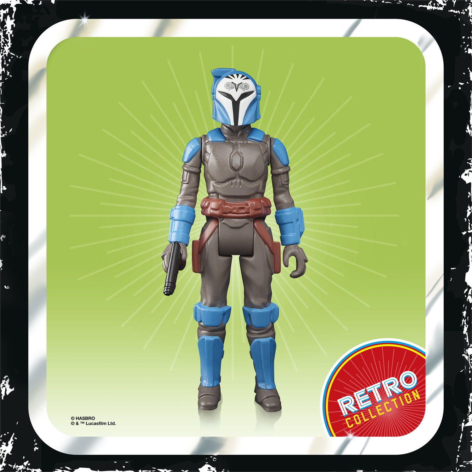 Hasbro Star Wars Retro Collection Bo-Katan Kryze Action Figure 9.5 cm - The Mandalorian, Multicolore, per Bambini dai 4 Anni in Su
