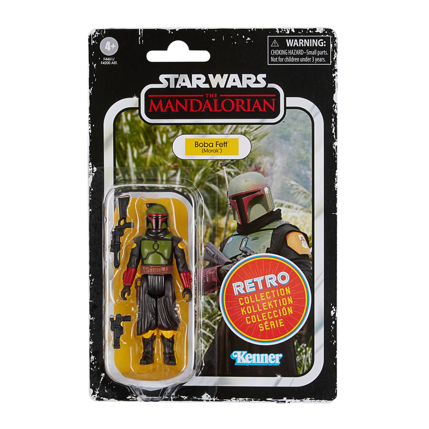 Hasbro Retro Collection Boba Fett (Morak) 9.5 cm - Action Figure Collezionabile The Mandalorian per Bambini dai 4 Anni in Su, Multicolore