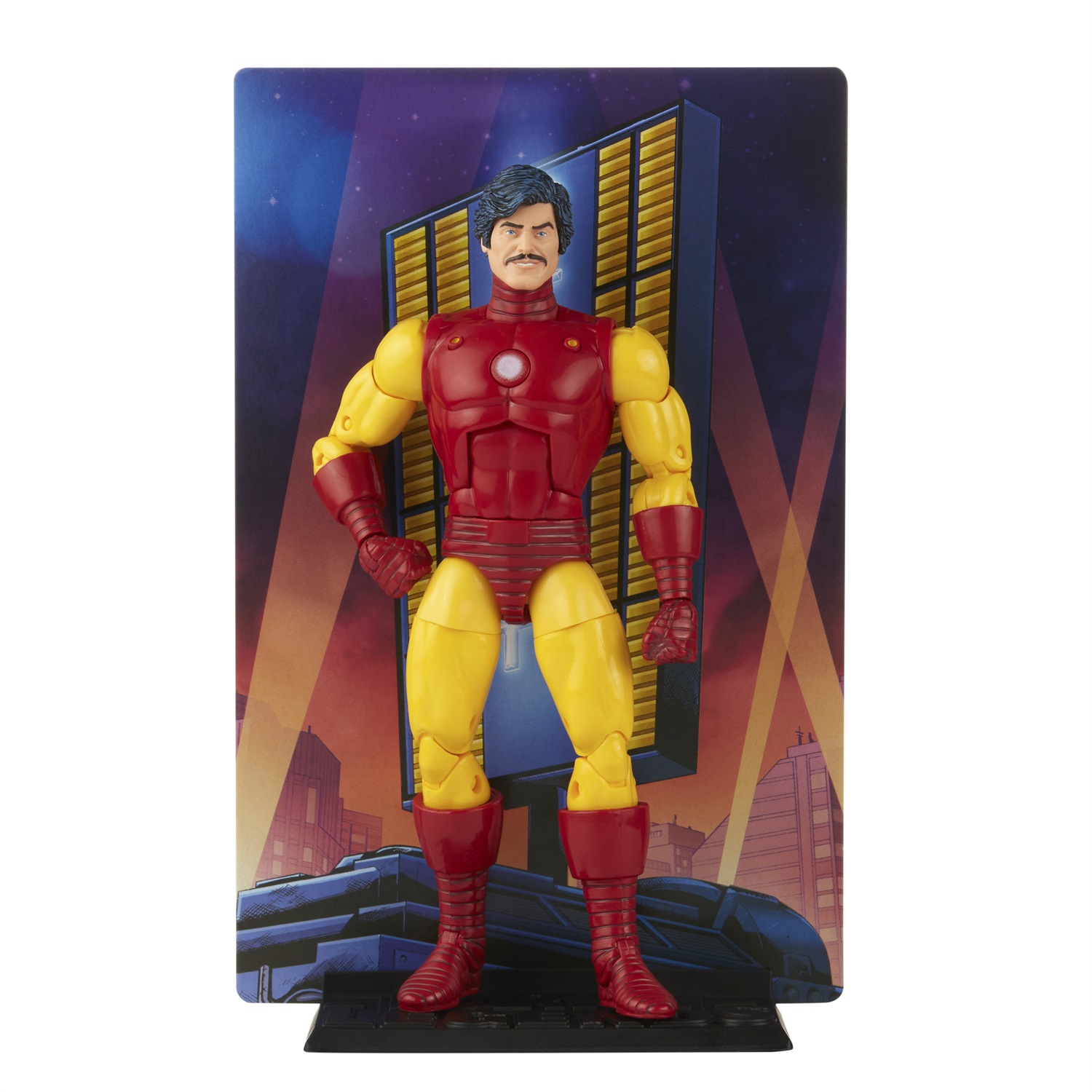 Marvel Hasbro Legends Series 20th Anniversary Iron Man Action Figure - 15 cm, 9 accessori, Multicolore