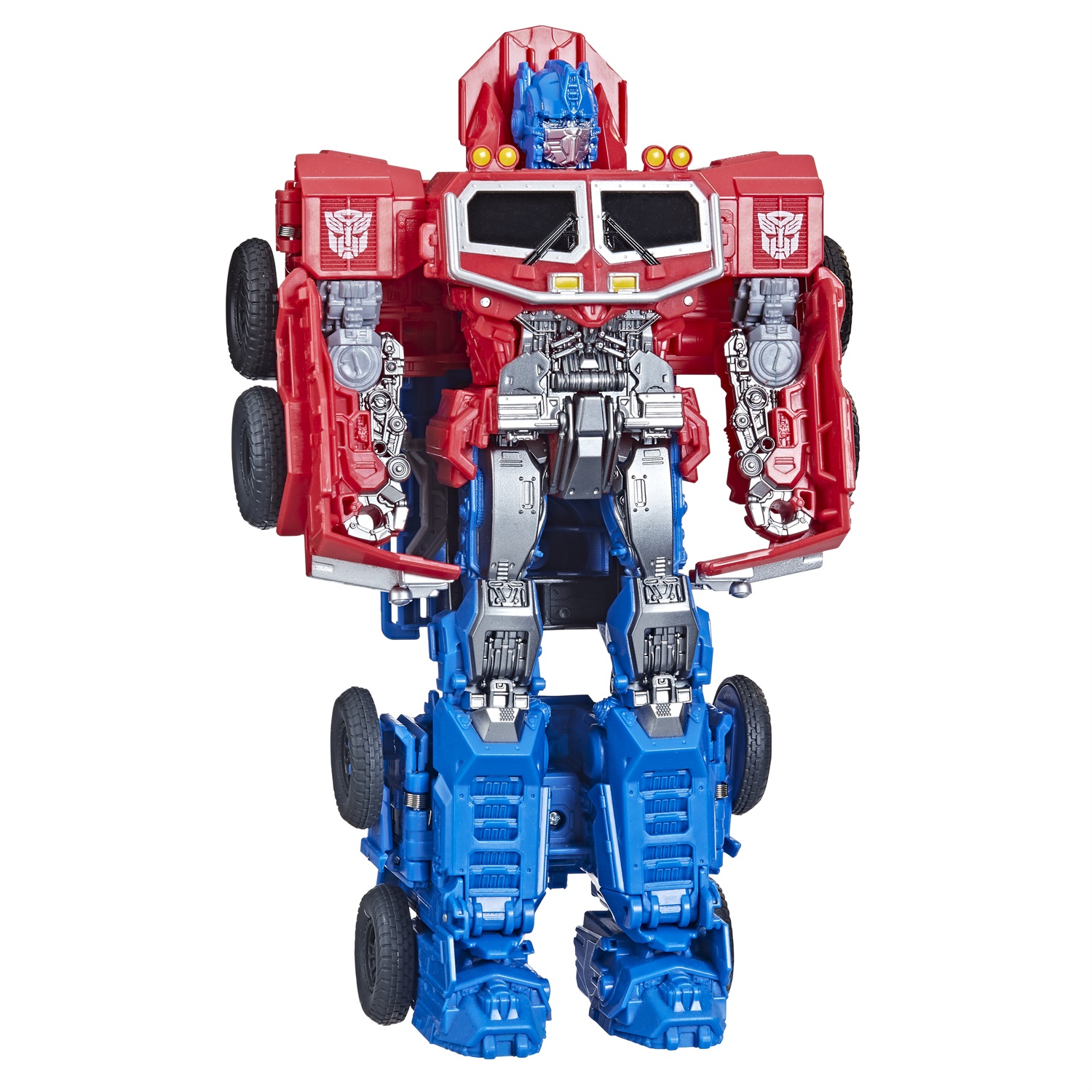 Transformers: Il Risveglio - Action Figure Convertibile Smash Changer di Optimus Prime da 22,5 cm per Bambini dai 6 Anni in Su