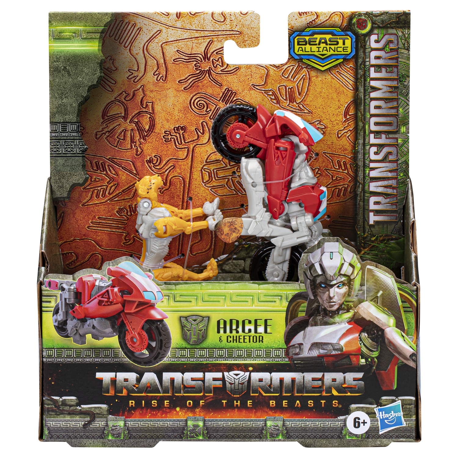 Transformers Il Risveglio - Beast Alliance Arcee e Cheetor, Action Figure da 12,5 cm, Confezione da 2 Personaggi per Bambini dai 6 Anni