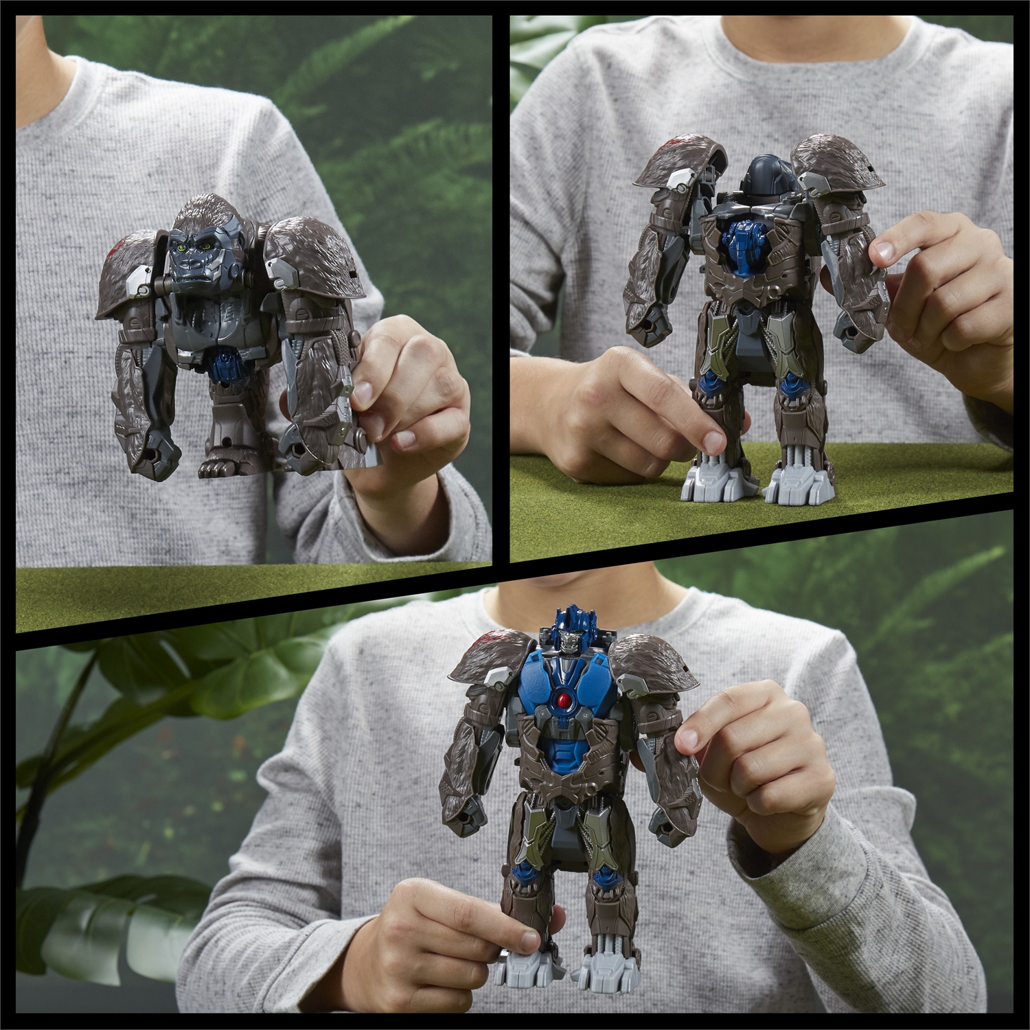 Hasbro Transformers: Il Risveglio - Action Figure Convertibile Smash Changer di Optimus Primal da 22,5 cm per Bambini dai 6 Anni in Su