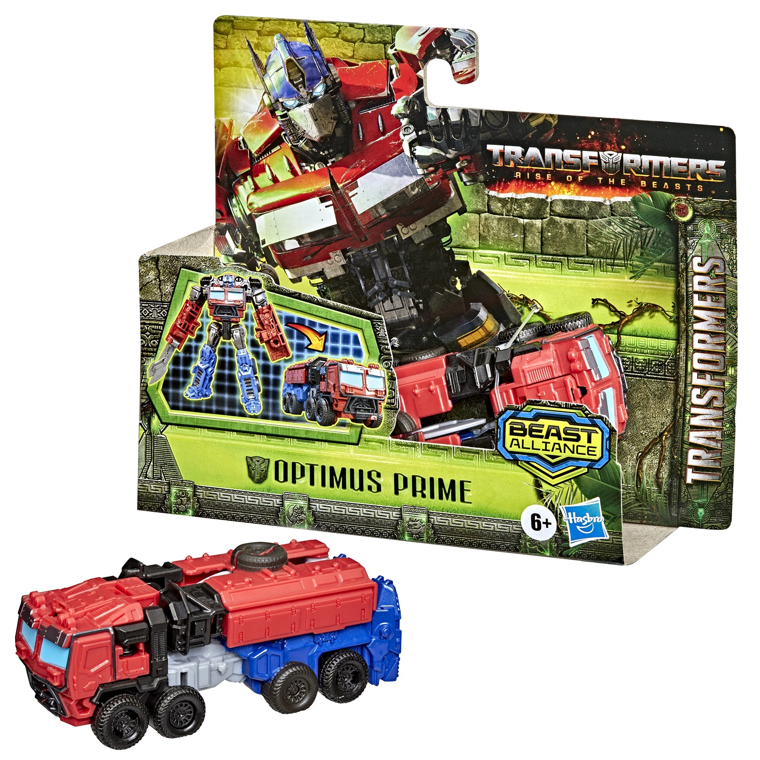 Transformers: Il Risveglio - Beast Alliance, Battle Changers, Action Figure di Optimus Prime da 11 cm, dai 6 Anni in su