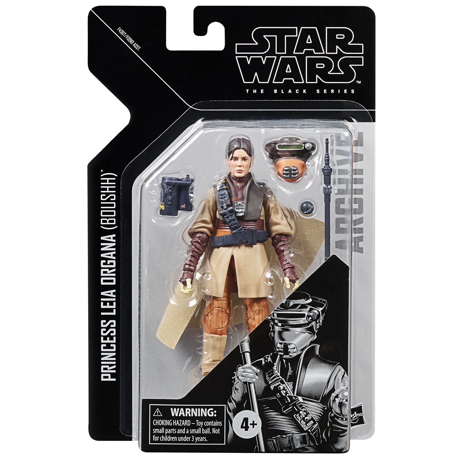 Hasbro Star Wars The Black Series - Action Figure Princess Leia Organa (Boushh) 15 cm - Ritorno del Jedi - F4367