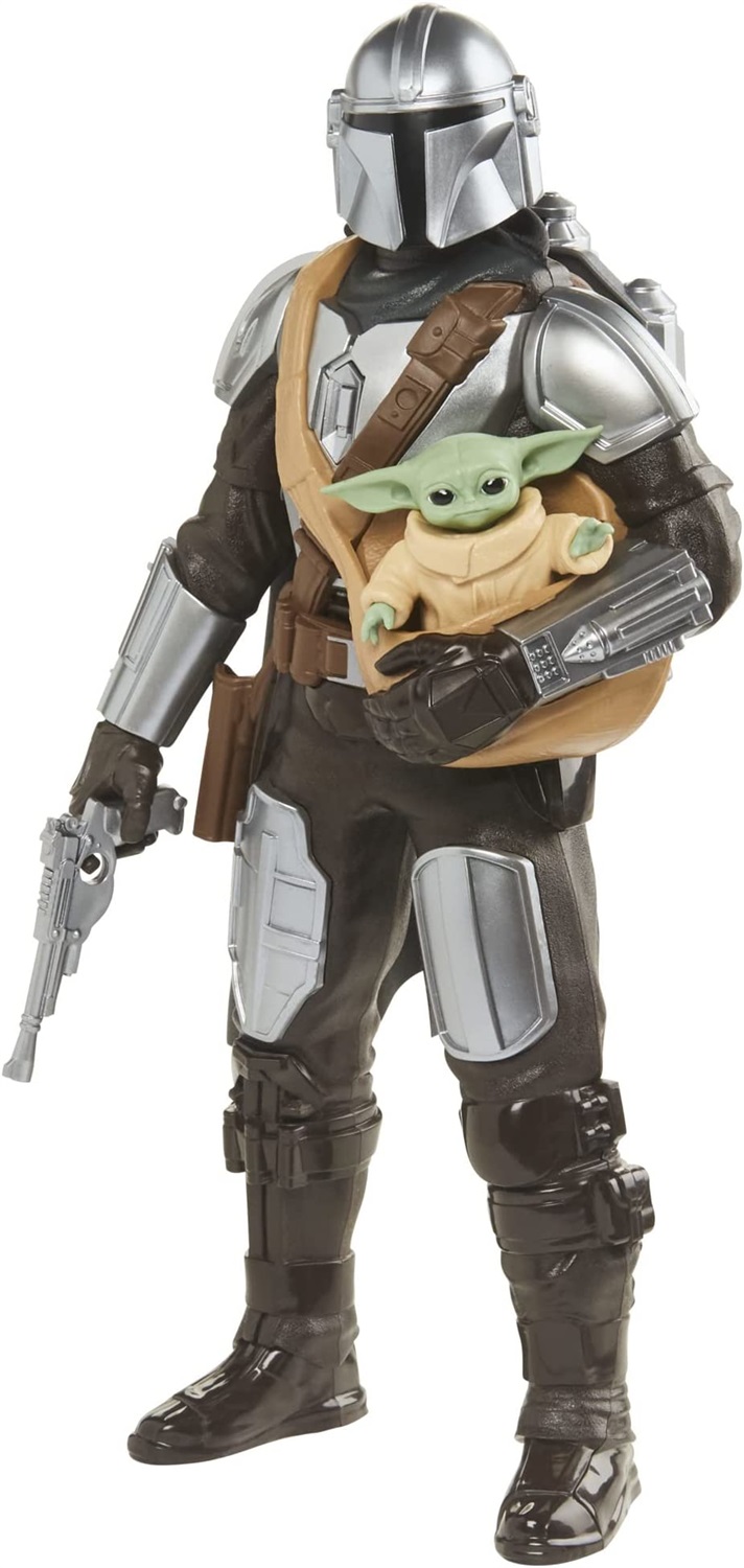 Hasbro Star Wars The Mandalorian & Grogu - Action Figure Elettroniche Interattive da 30 cm per Bambini dai 4 Anni in Su