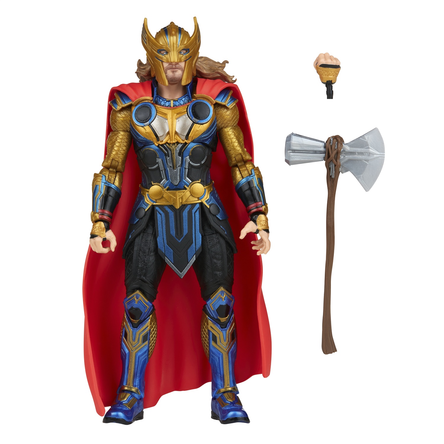 Marvel Hasbro Legends Series - Thor Action Figure Collezionabile da 15 cm Ispirata a Thor: Love and Thunder con 3 Accessori