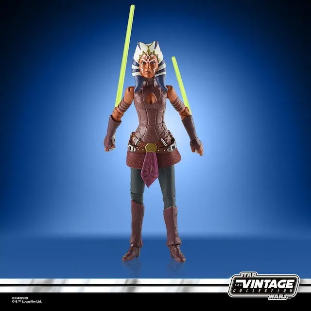Hasbro Ahsoka Toy VC102 - The Vintage Collection 9.5 cm Action Figure di Ahsoka Tano, Multicolore, per Bambini dai 4 Anni in Su