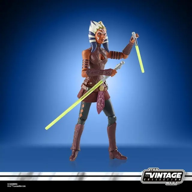 Hasbro Ahsoka Toy VC102 - The Vintage Collection 9.5 cm Action Figure di Ahsoka Tano, Multicolore, per Bambini dai 4 Anni in Su