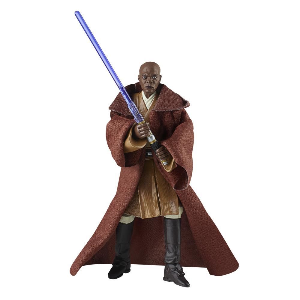 Hasbro The Vintage Collection Mace Windu Toy VC35 - Action Figure 3.75-inch di Attack of The Clones per bambini dai 4 anni in su, Multicolore