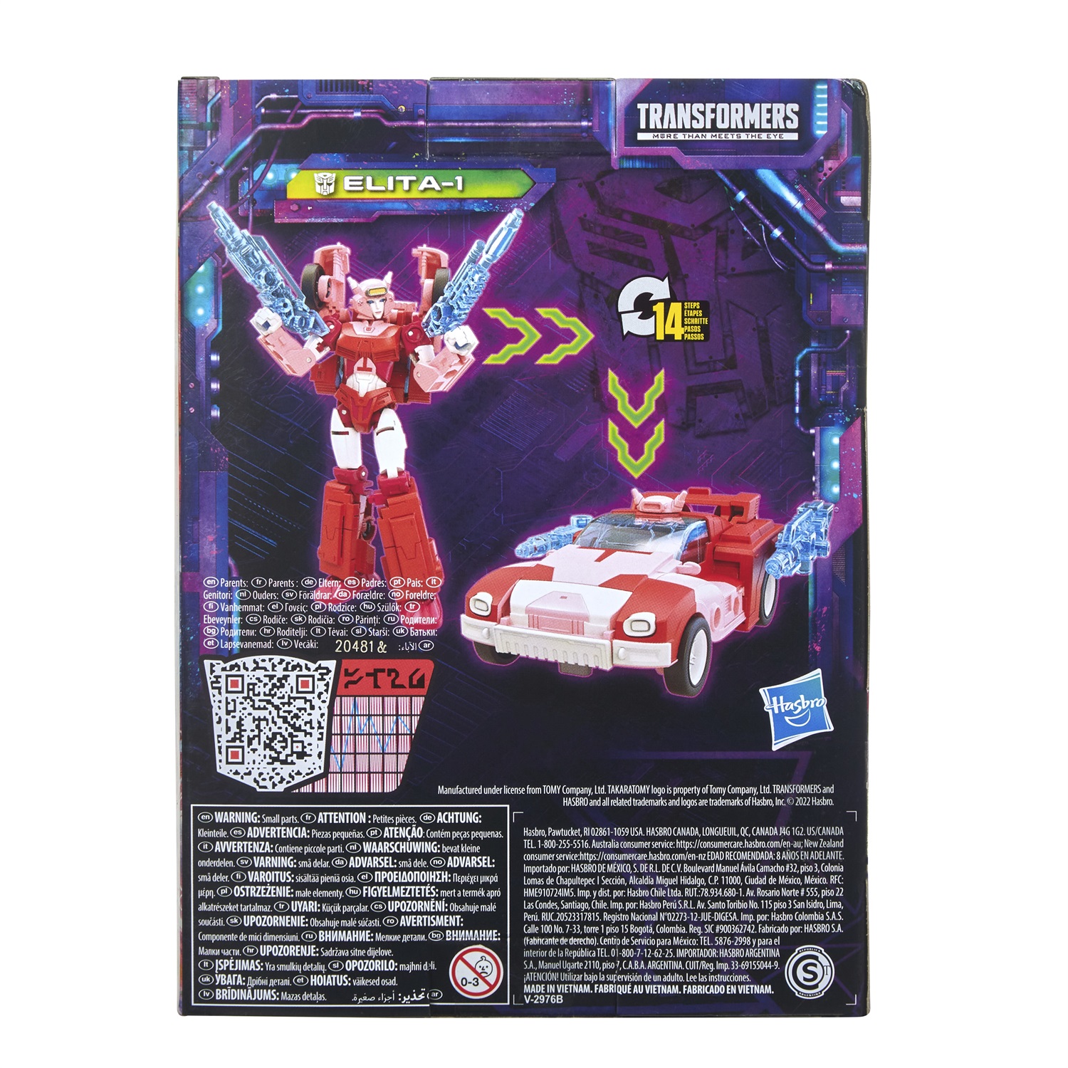 Hasbro Transformers Legacy Elita-1 - Action Figure da 14 cm ispirata a Transformers G1, per bambini dagli 8 anni in su