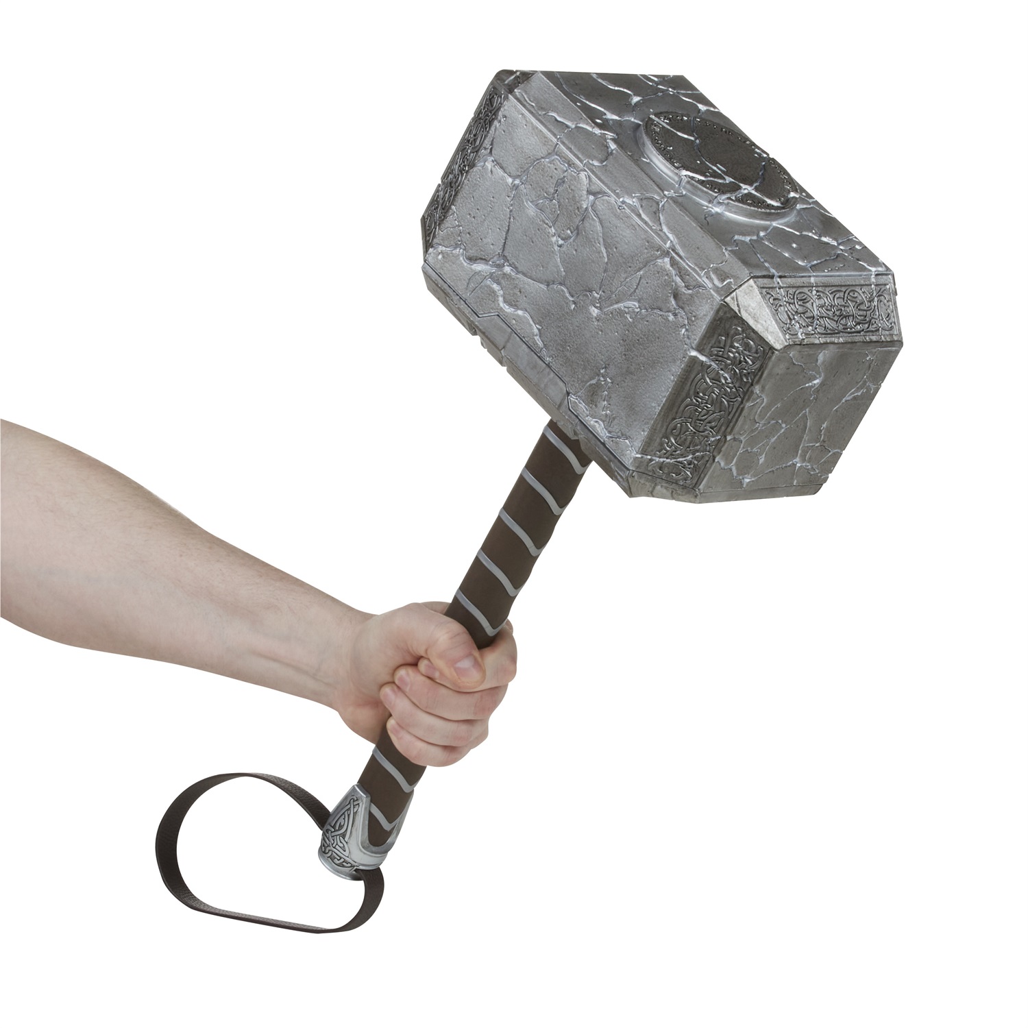 Hasbro Marvel Legends Mjolnir 1:1 - Martello Elettronico per Roleplay con Luci e Suoni - Ispirato a Thor: Love and Thunder