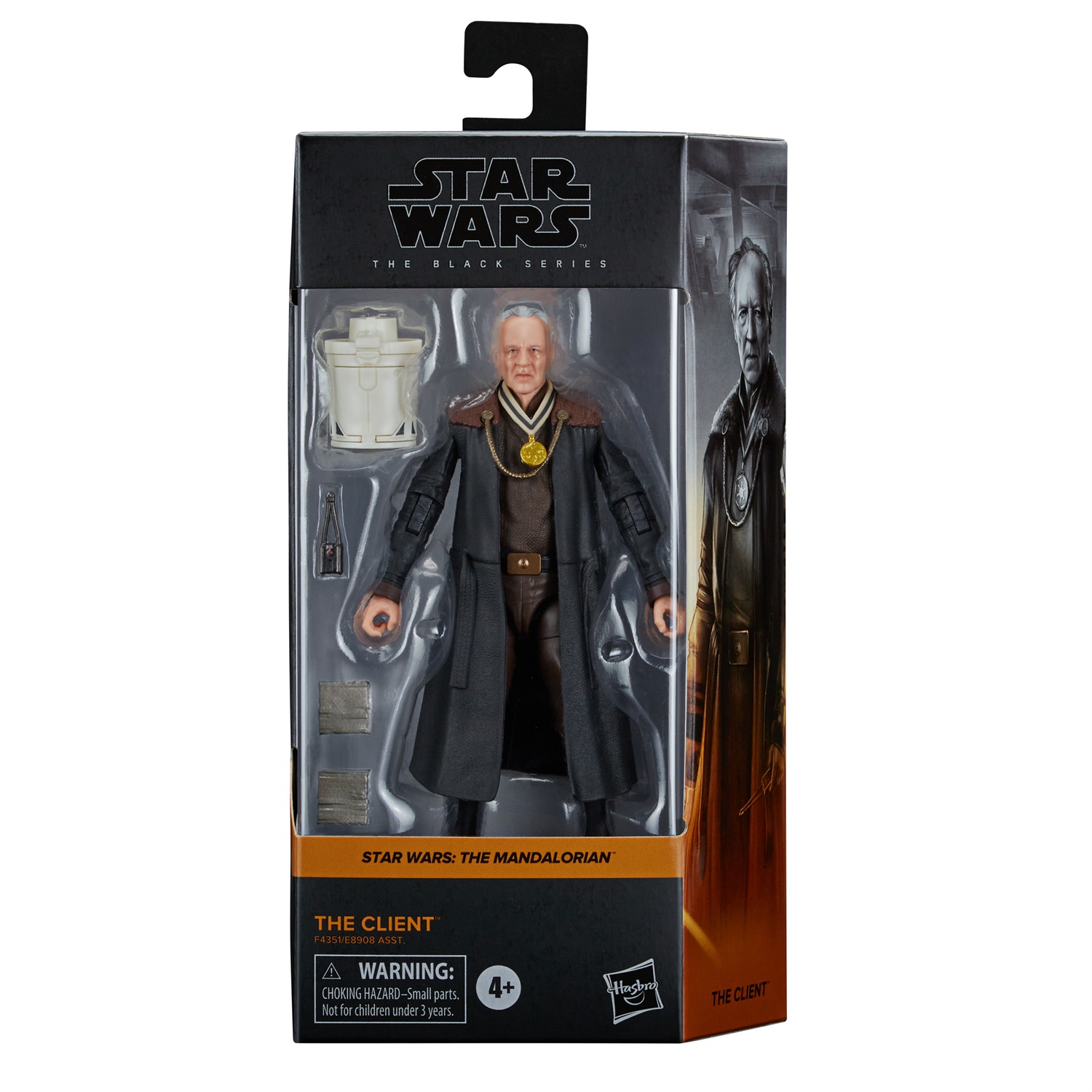 Star Wars Hasbro The Black Series - Action Figure Il Cliente da 15 cm Ispirata alla Serie The Mandalorian per Bambini dai 4 Anni in su