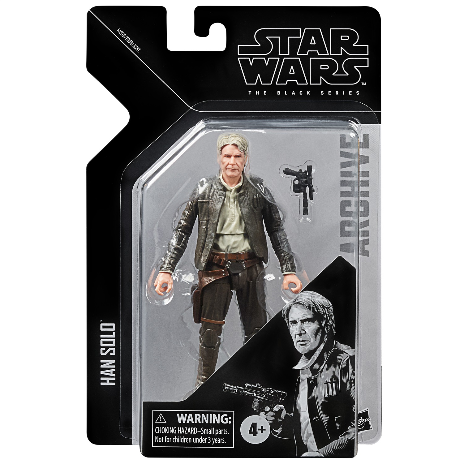 Hasbro Star Wars The Black Series Archive Han Solo Action Figure 15 cm - Ispirata al Film Risveglio della Forza, Articolata e con Accessori