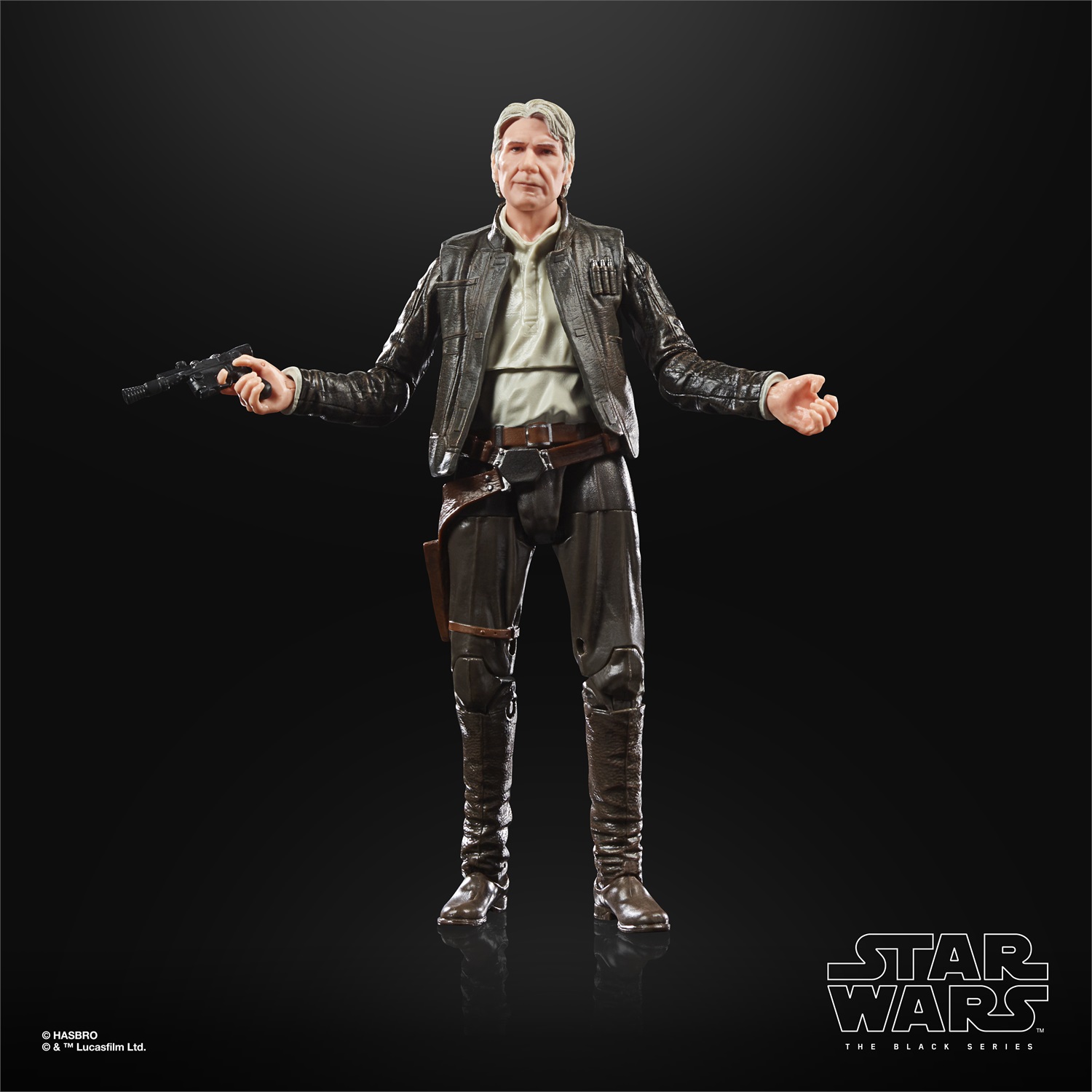 Hasbro Star Wars The Black Series Archive Han Solo Action Figure 15 cm - Ispirata al Film Risveglio della Forza, Articolata e con Accessori