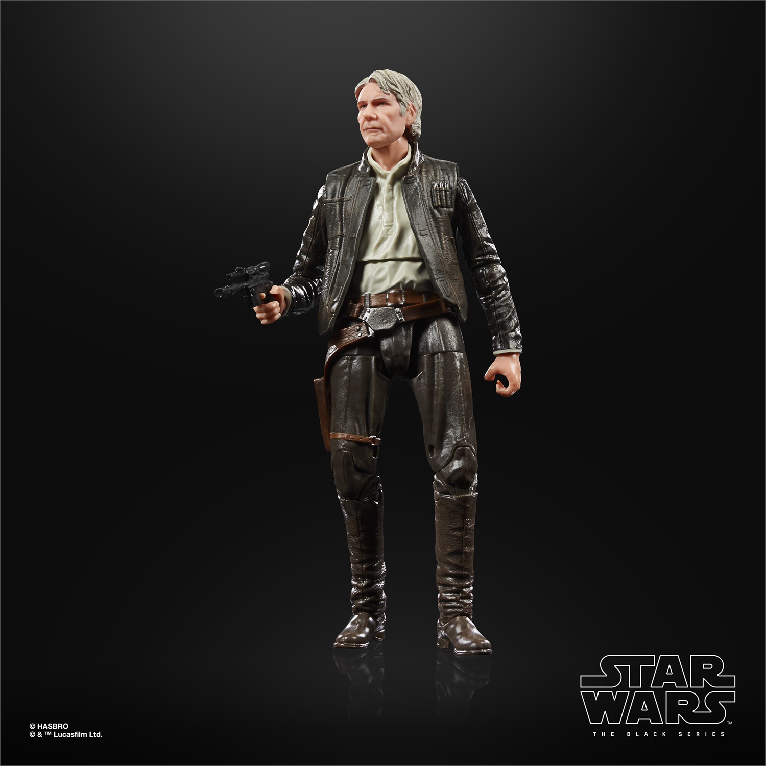 Hasbro Star Wars The Black Series Archive Han Solo Action Figure 15 cm - Ispirata al Film Risveglio della Forza, Articolata e con Accessori