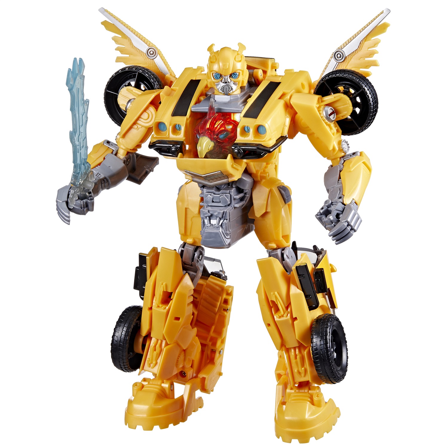 Hasbro Transformers Bumblebee Beast Mode - Action Figure Convertibile 25 cm con Luci e Suoni, Ispirata al Film Risveglio, per Bambini 6 Anni
