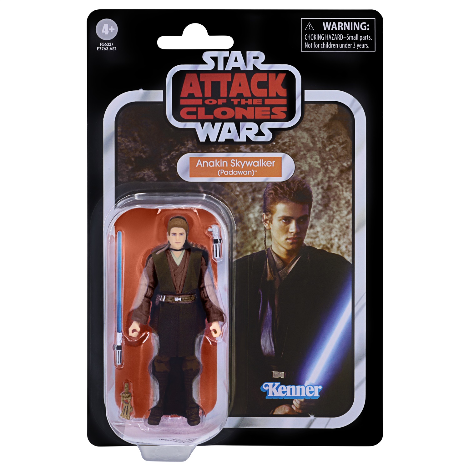 Hasbro Star Wars The Vintage Collection - Anakin Skywalker (Padawan) Action Figure 9,5 cm Ispirata a L'attacco dei cloni