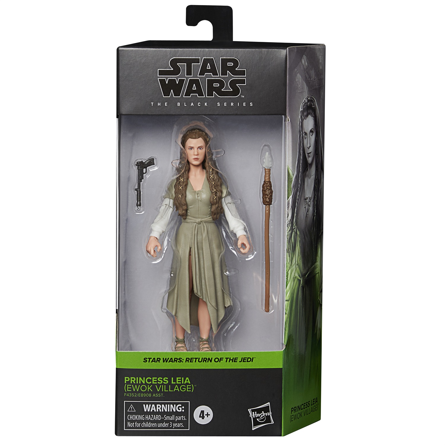 Hasbro Star Wars The Black Series Principessa Leia Organa Ewok Village Action Figure 15 cm - Ispirata al Film Ritorno dello Jedi