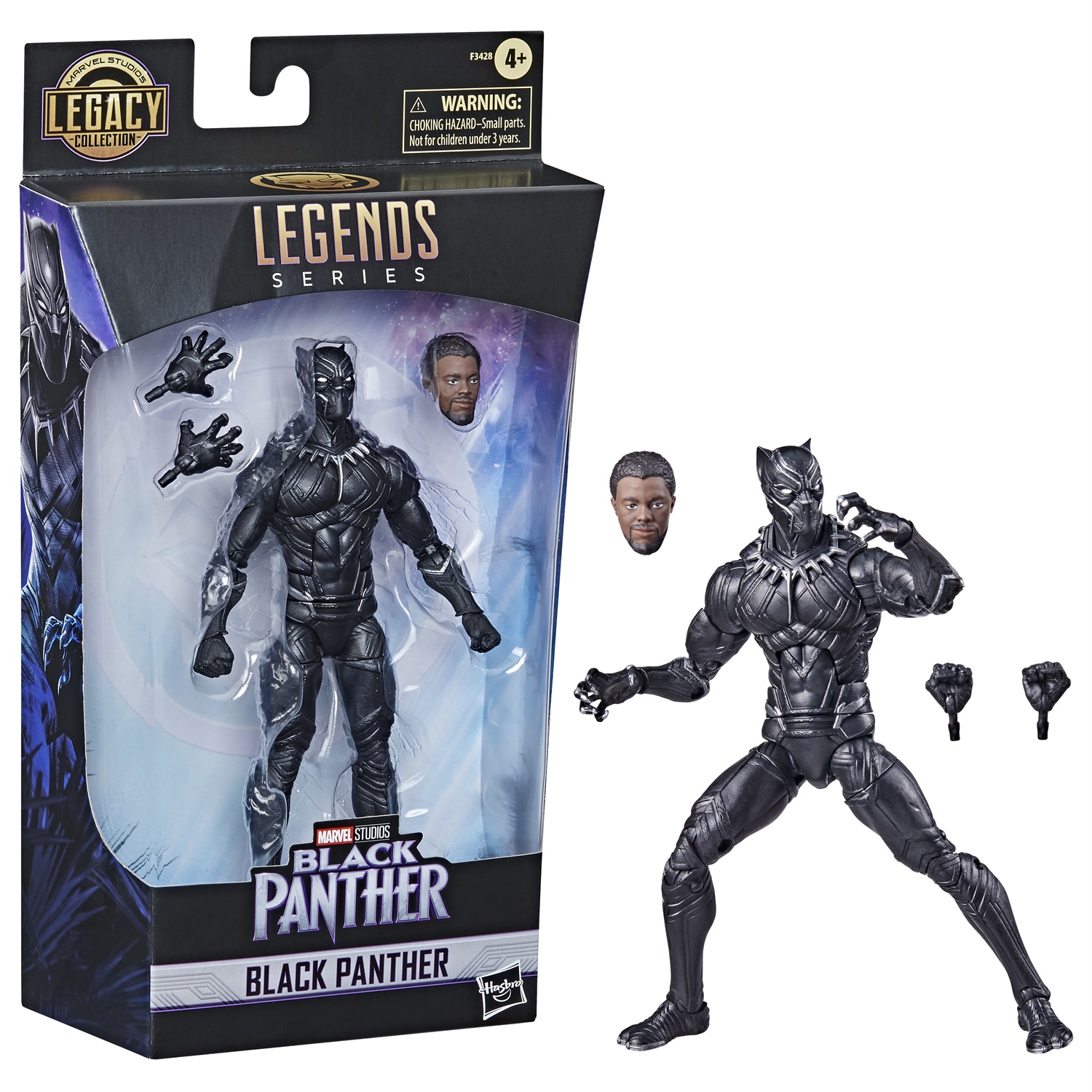 Hasbro Marvel Legends Legacy Collection Black Panther - Action Figure 15cm Nuova