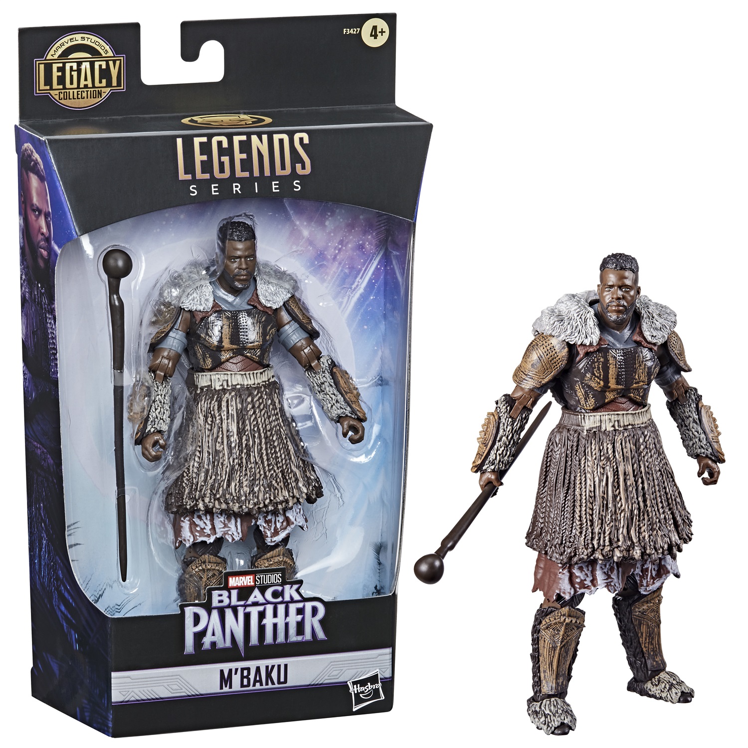 Hasbro Marvel Legends BLP M'Baku Action Figure - Alta Qualità