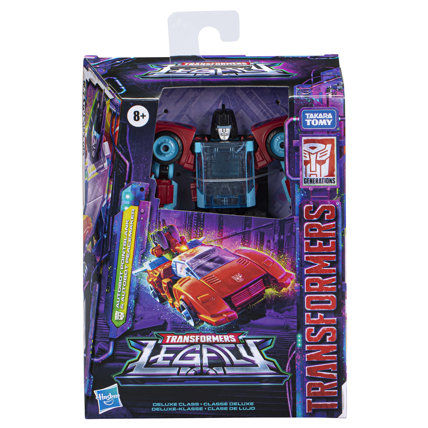 Transformers Legacy Deluxe Action Figure 14 cm - Autobot Pointblank e Autobot Peacemaker, Design Ispirato a Transformers G1