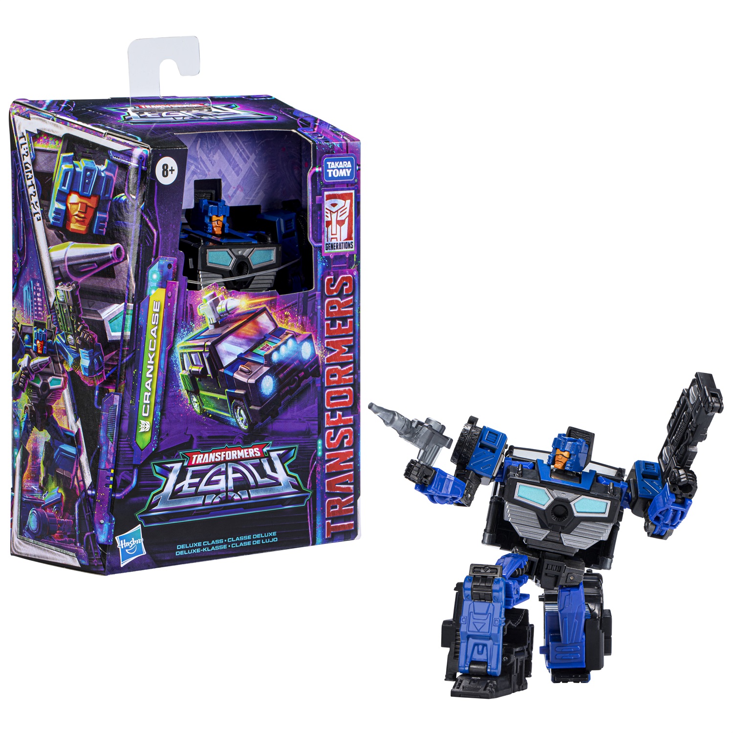Hasbro Transformers: Legacy Generations Crankcase - Action Figure 14 cm, Ispirato a Transformers G1, per Bambini dagli 8 Anni in Su