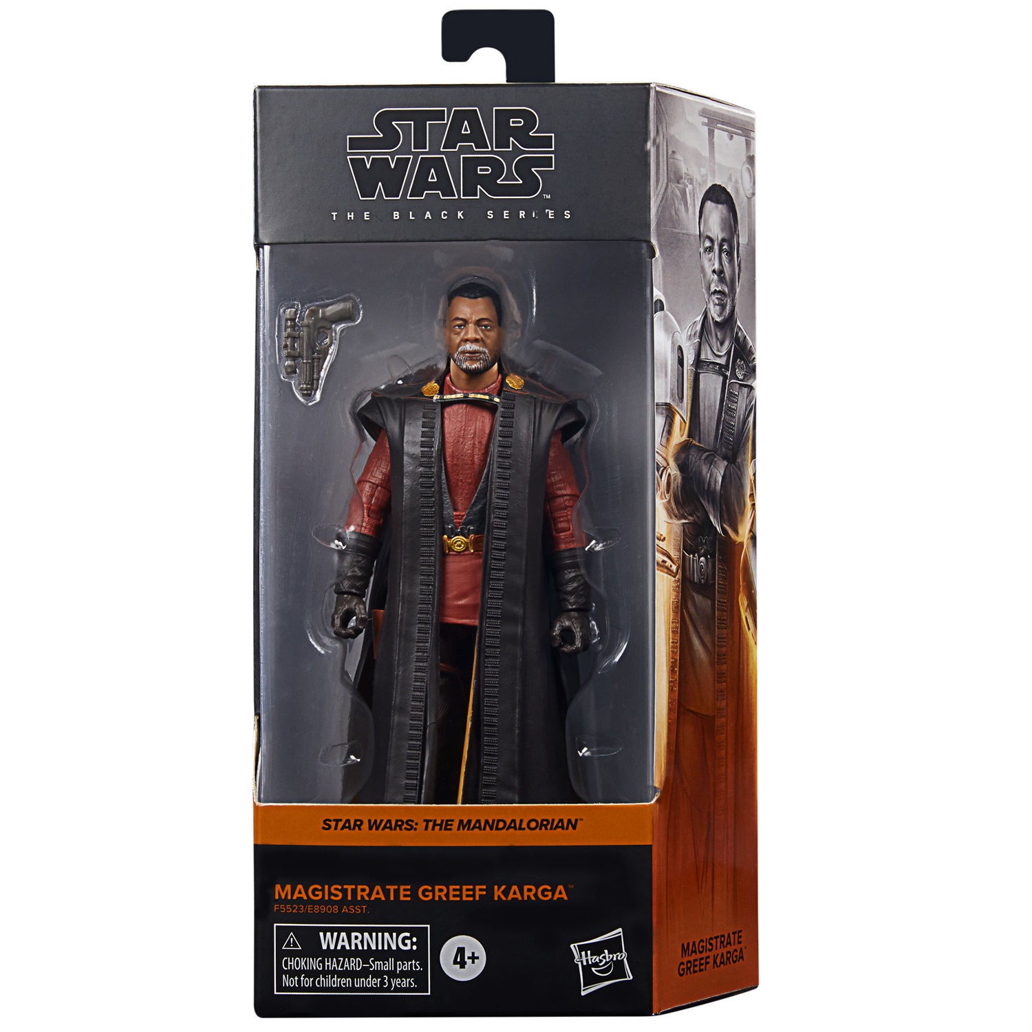 Star Wars Hasbro The Black Series Magistrato Greef Karga - Action Figure da Collezione 15 cm Ispirata a The Mandalorian, dai 4 anni