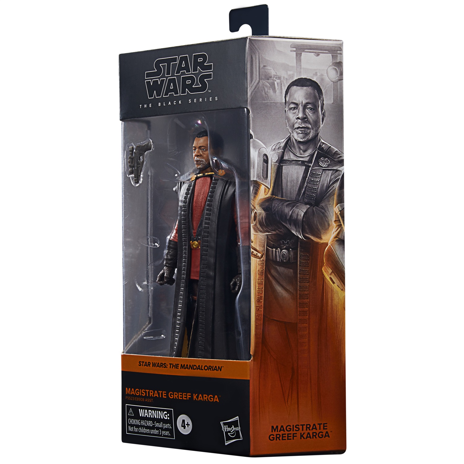 Star Wars Hasbro The Black Series Magistrato Greef Karga - Action Figure da Collezione 15 cm Ispirata a The Mandalorian, dai 4 anni