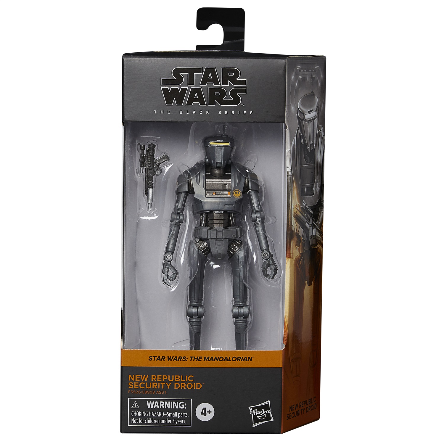 Star Wars Hasbro The Black Series Action Figure Droide di Sicurezza della Nuova Repubblica 15 cm Ispirata alla Serie The Mandalorian dai 4 Anni in su Multi
