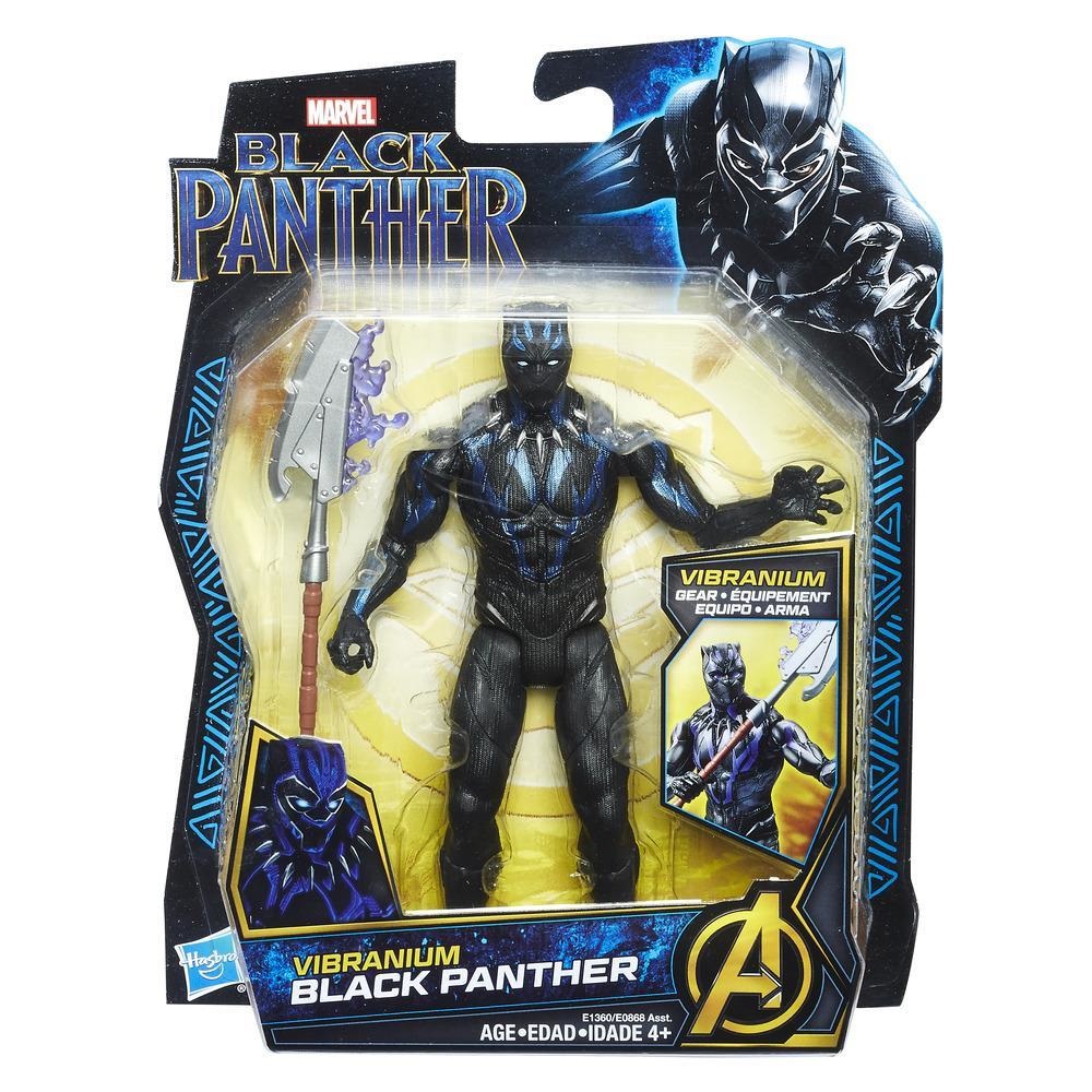 Hasbro Black Panther Action Figure 15 cm - Legacy Collection Vibranium, dai 4 Anni in su