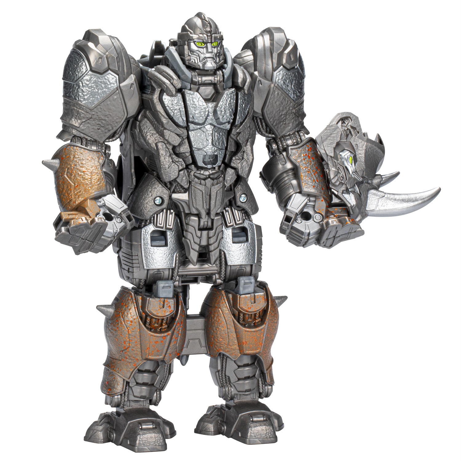 Hasbro Transformers F46435X0 Action Figure Convertibile Smash Changer di Rhinox 22,5 cm per Bambini dai 6 Anni