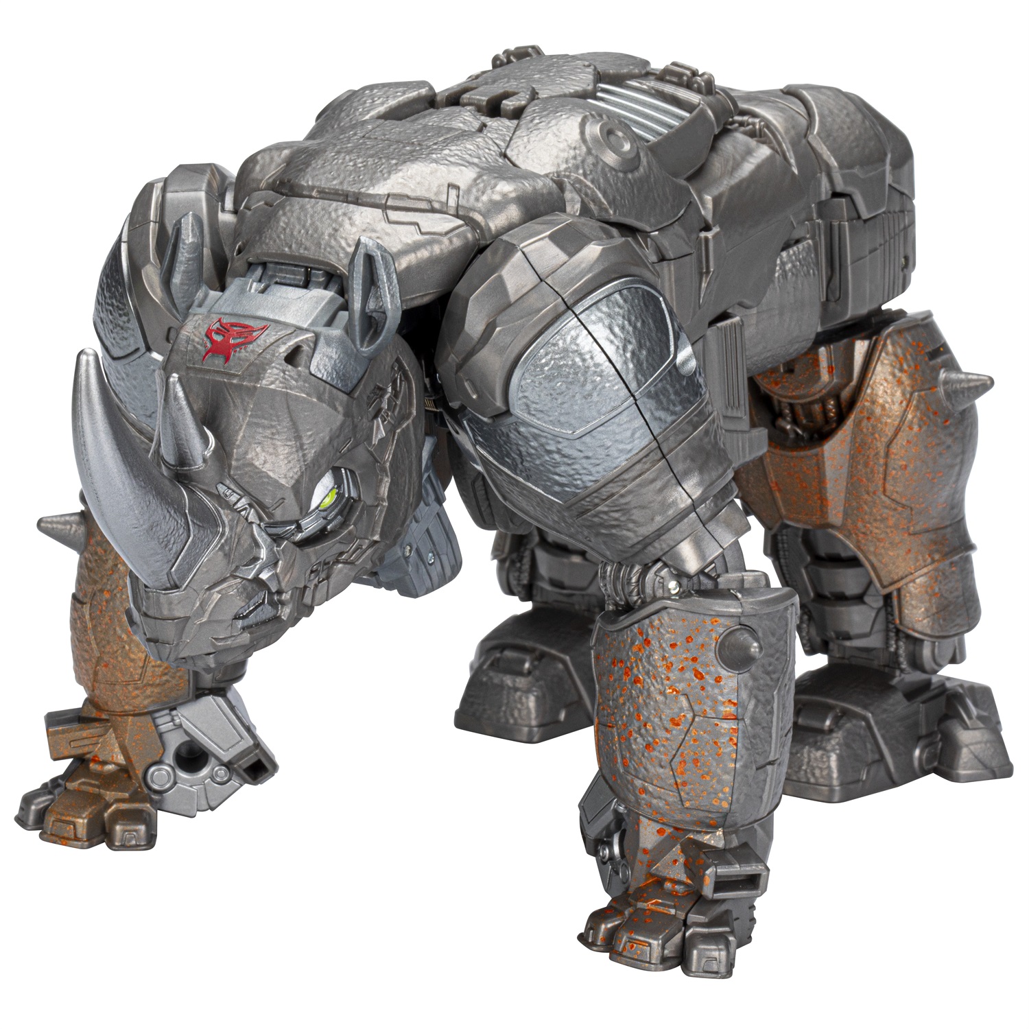 Hasbro Transformers F46435X0 Action Figure Convertibile Smash Changer di Rhinox 22,5 cm per Bambini dai 6 Anni