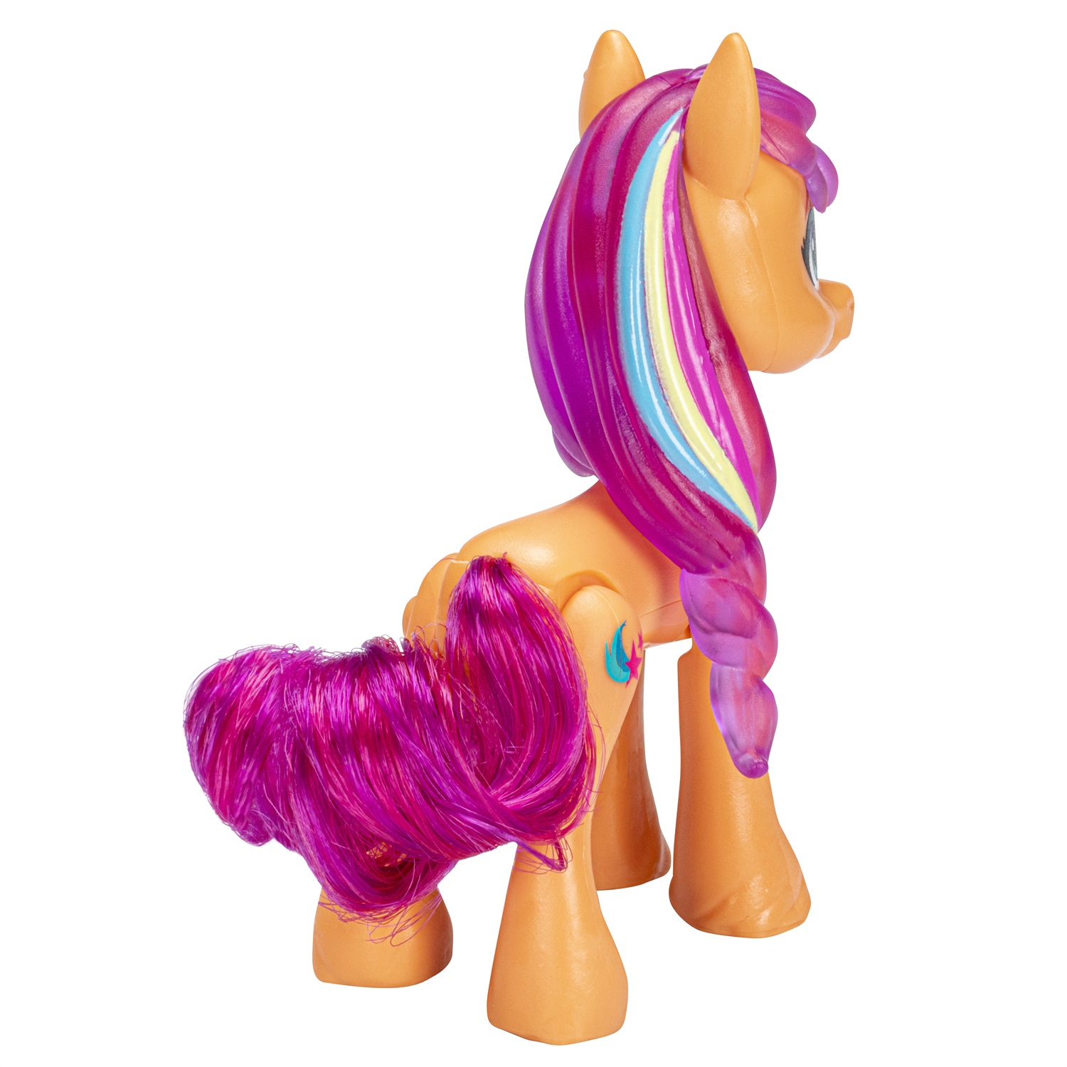 My Little Pony Sunny Starscout Hoof to Heart Pony 7,5 cm - Pony Arancione con Capelli Rosa