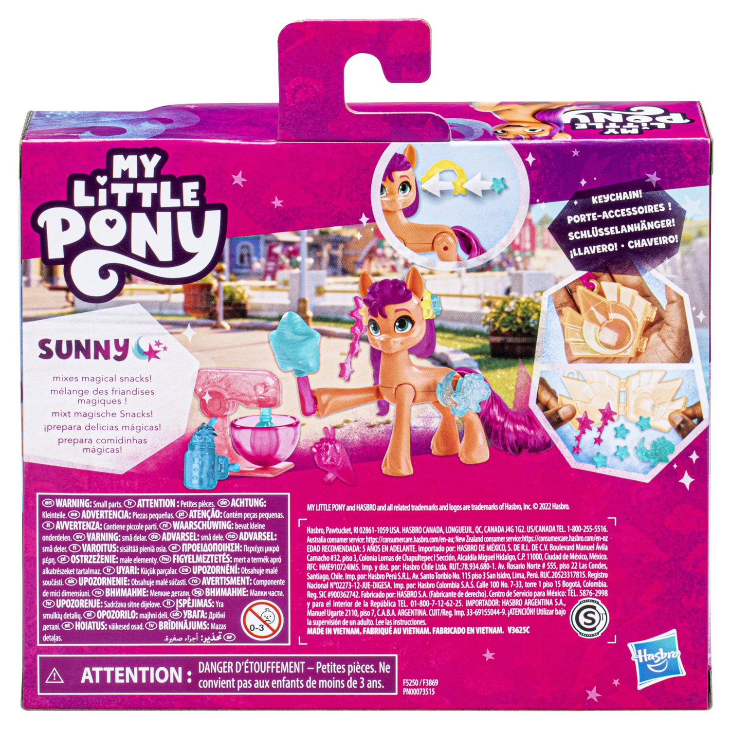 My Little Pony Sunny Starscout Hoof to Heart Pony 7,5 cm - Pony Arancione con Capelli Rosa