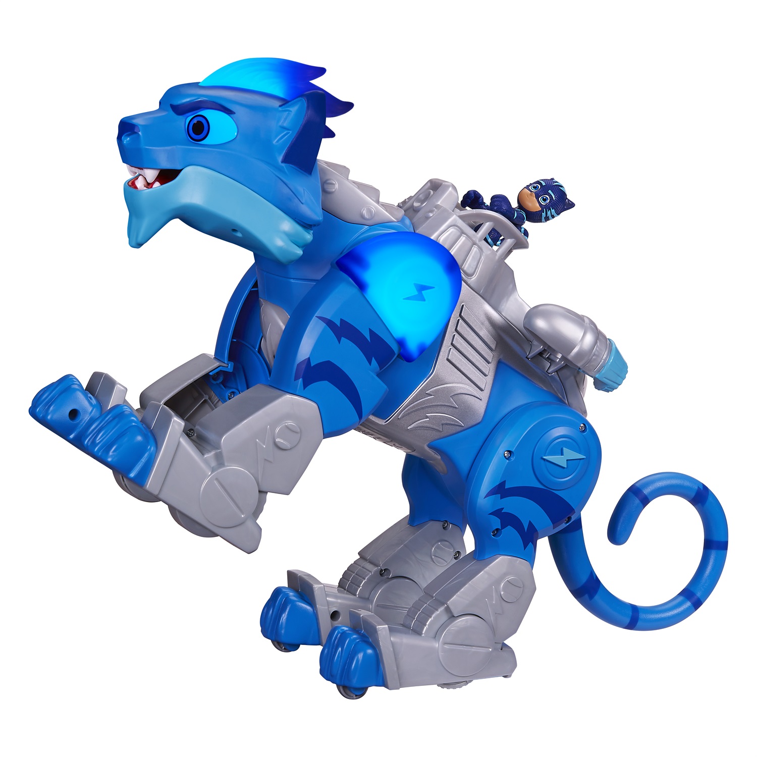 Hasbro PJ Masks Gatto da Battaglia Animal Power - Giocattolo Motorizzato con Oltre 20 Luci e Suoni per Bambini dai 3 Anni