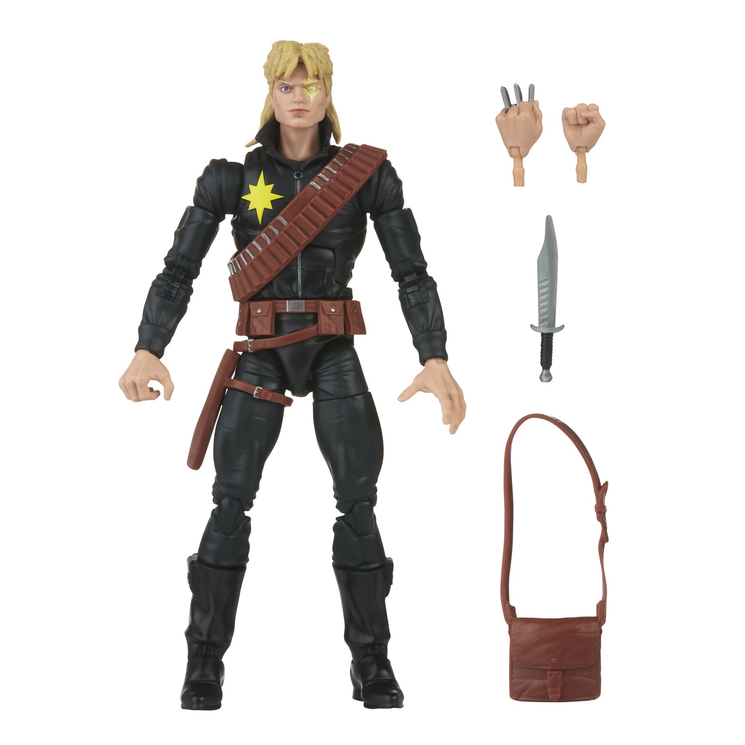 Marvel Legends Series X-Men Classic Longshot - Action Figure Collezionabile 15,2 cm con 4 Accessori, Multicolore