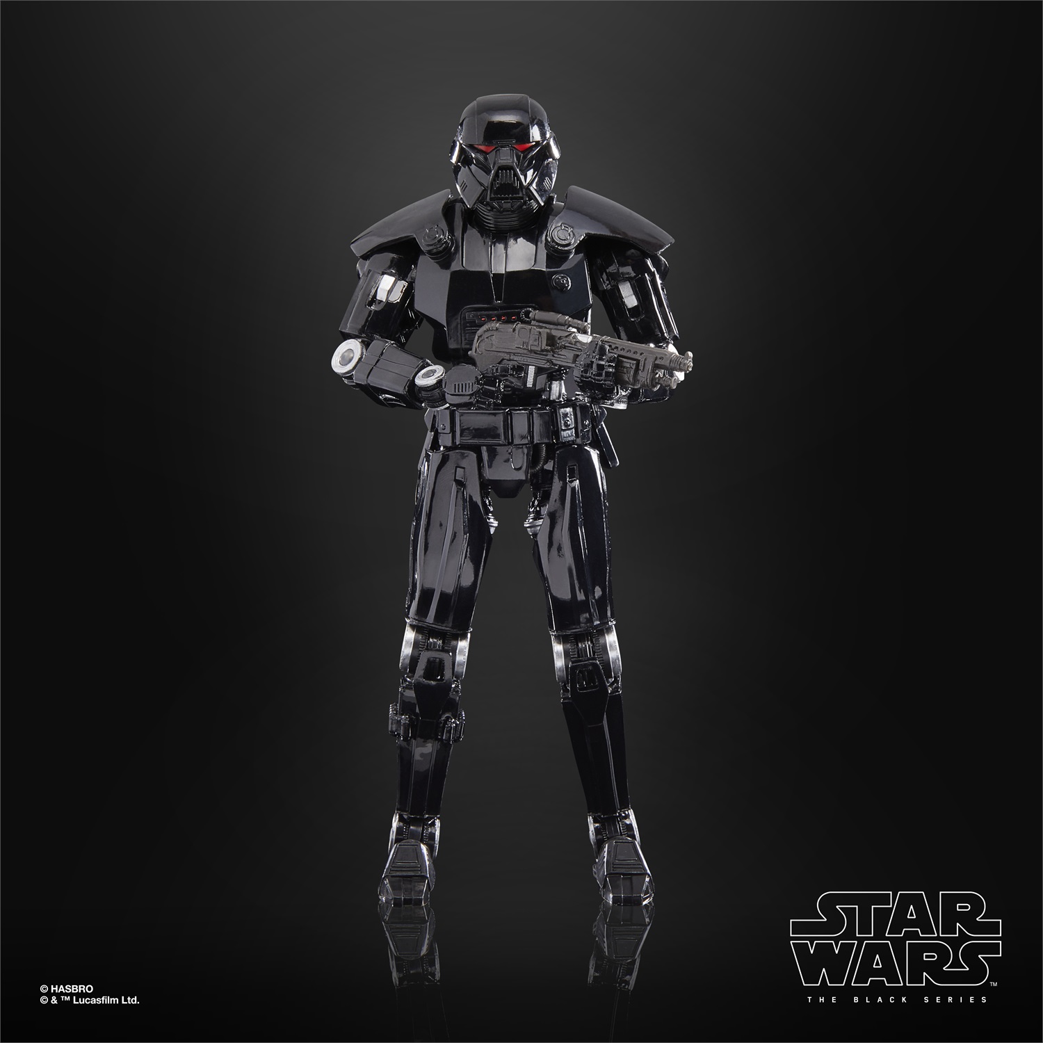 Hasbro Star Wars The Black Series Action Figure Dark Trooper 15 cm Ispirata The Mandalorian dai 4 Anni in Su