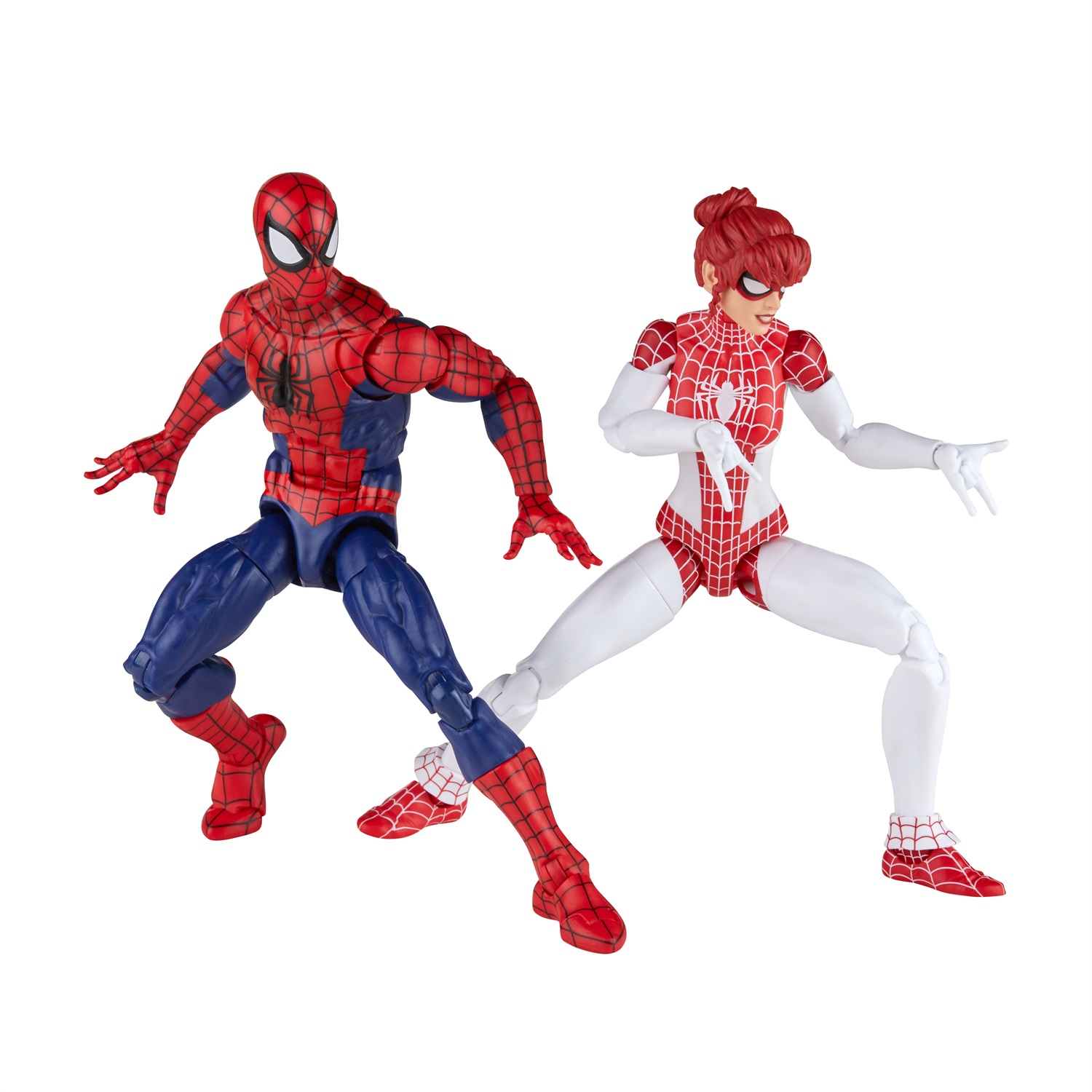 Hasbro Spider-Man Marvel Legends Series - Confezione da 2 action figure da 15 cm (Spider-Man & Marvel's Spinneret) con 10 accessori