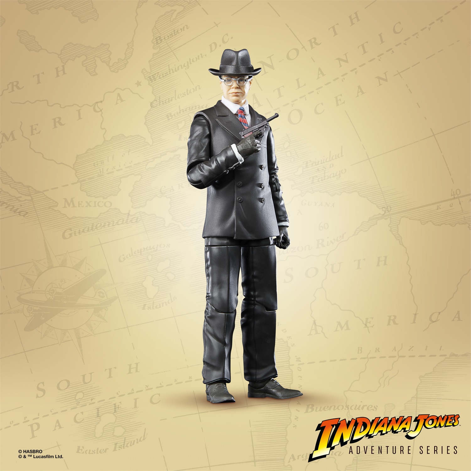 Hasbro Action Figure Maggiore Arnold Toht 15 cm - Adventure Series, Indiana Jones e i Predatori dell'arca perduta, dai 4 anni in su