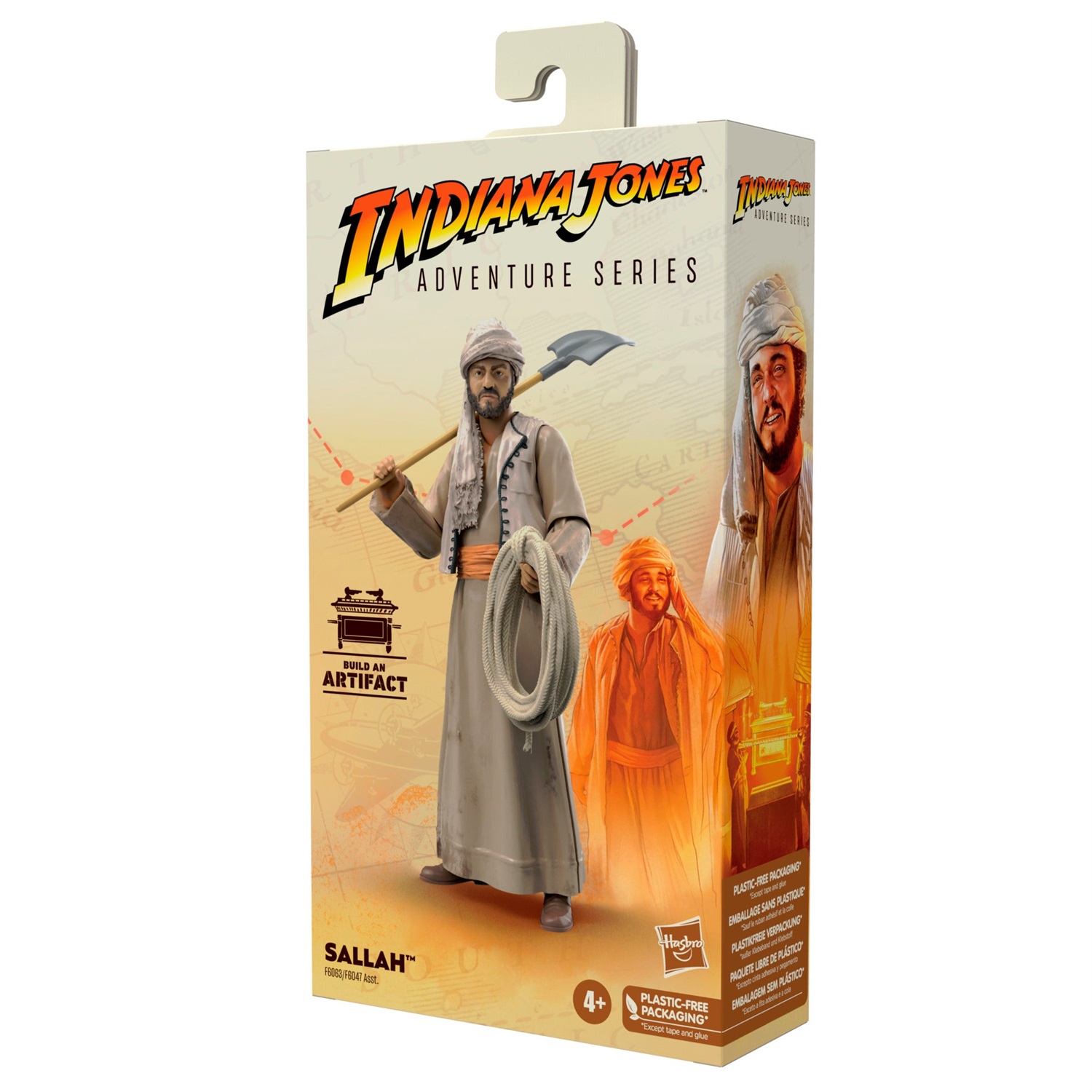 Hasbro Action Figure di Sallah da 15 cm - Indiana Jones e i Predatori dell'arca perduta, Adventure Series