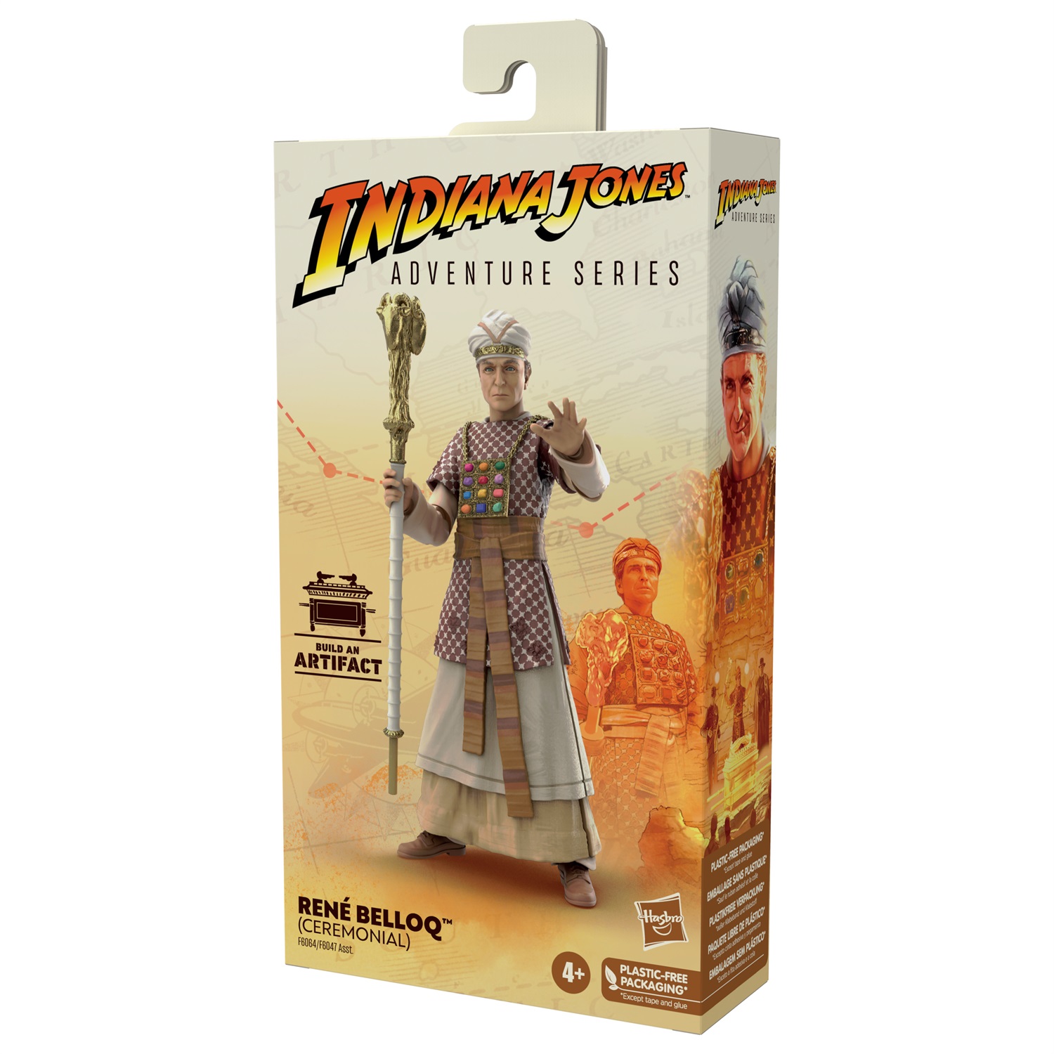 Hasbro Indiana Jones Adventure Series René Belloq (Cerimoniale) - Action Figure da 15 cm