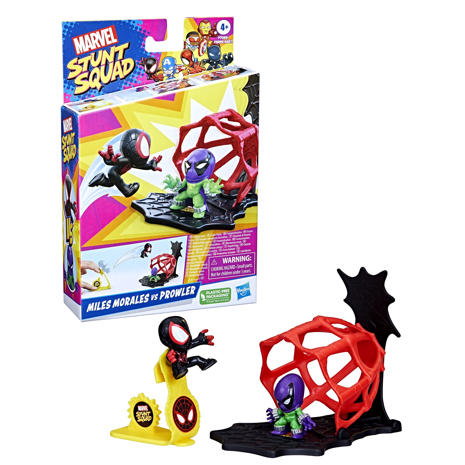 Hasbro Marvel Avengers Stunt Squad Set da Gioco Eroi vs Cattivi con 2 Personaggi Assortiti