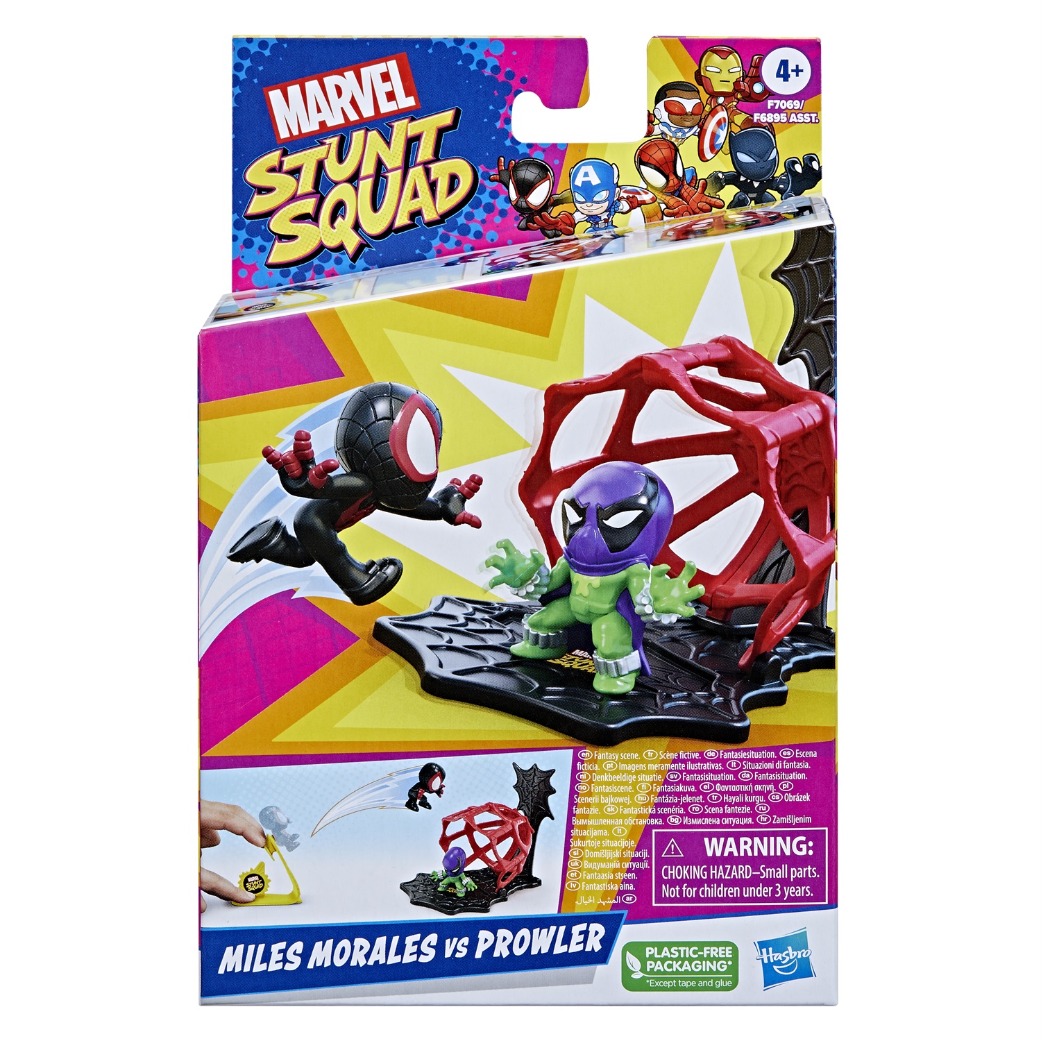 Hasbro Marvel Avengers Stunt Squad Set da Gioco Eroi vs Cattivi con 2 Personaggi Assortiti