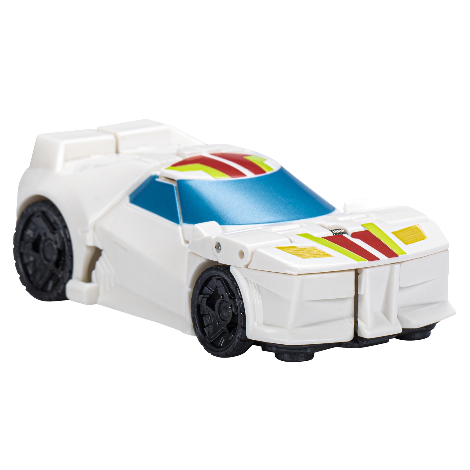 Transformers EarthSpark - Action figure Wheeljack da 10 cm con conversione in 1 passaggio e lancio in aria, giocattolo per bambini e bambine dai 6 anni