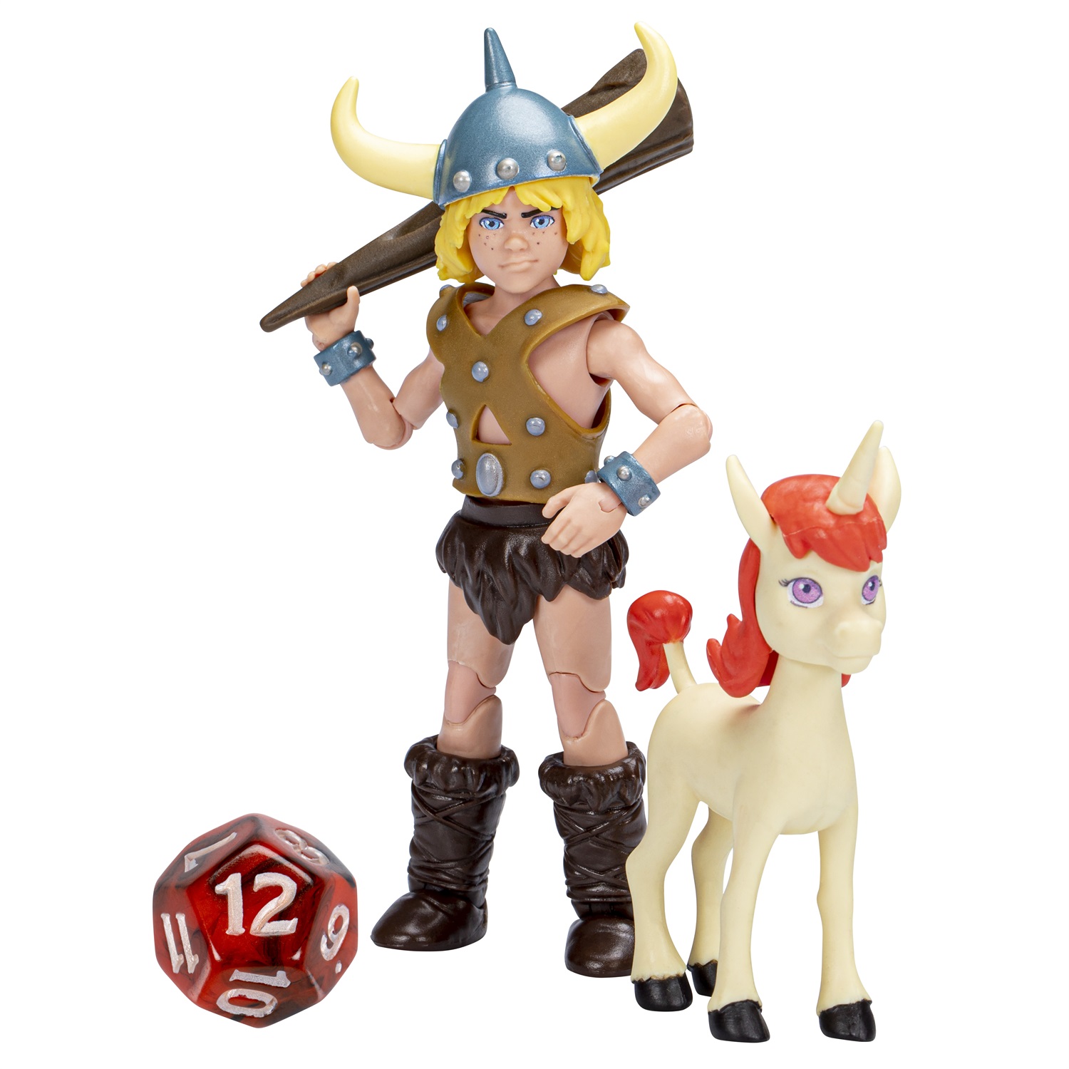 HASBRO Dungeons & Dragons Cartoon Classics Bobby & Uni - Action Figures in Scala 15,2 cm con Accessorio e Dado d12