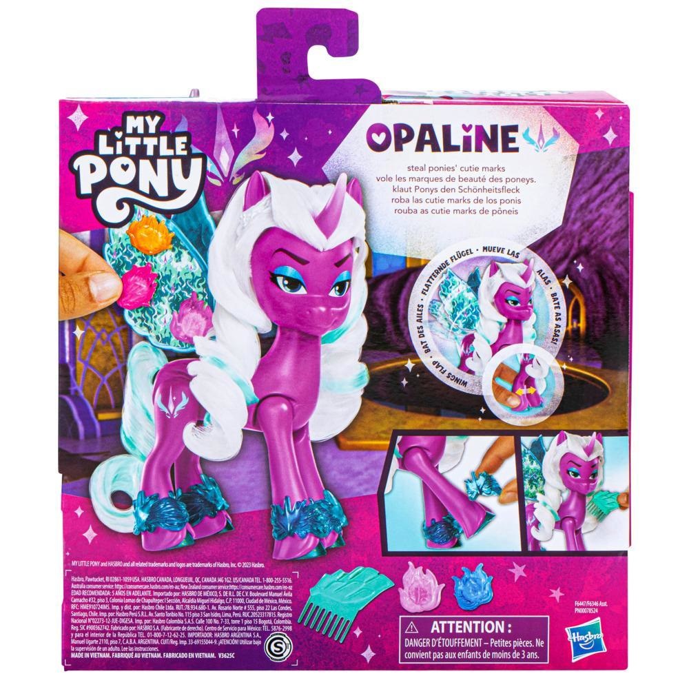 My Little Pony Opaline Arcana Wing Surprise - Bambola Alicorn da 12,7 cm con accessori e ali mobili